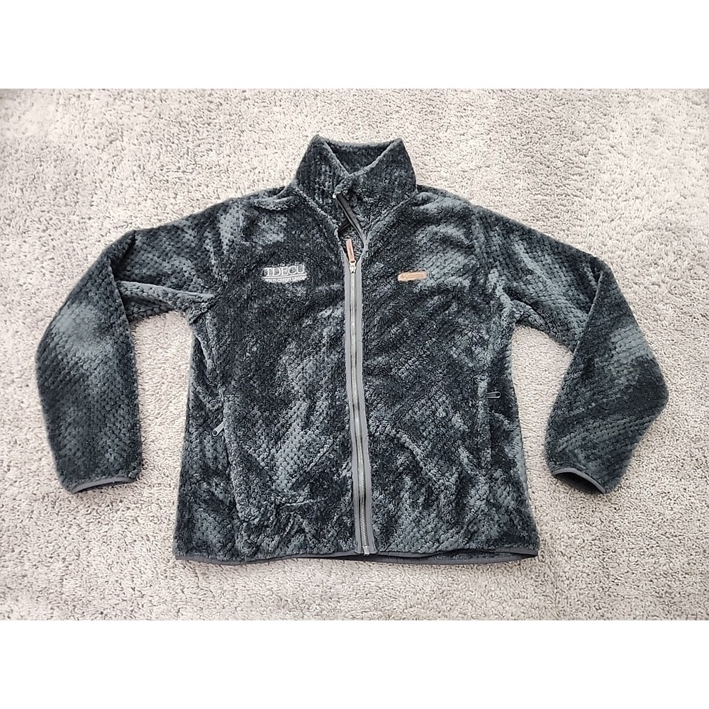 Columbia Jacket Womens XL TDECU Your Credit Union Embroidered Textured